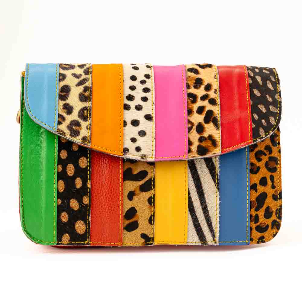 Kosaleather Rainbowfurr Crossbodybag