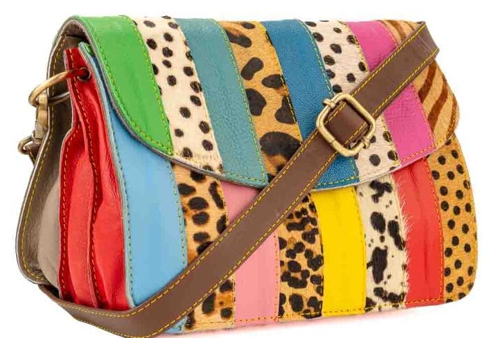 Kosaleather Rainbowfurr Crossbodybag
