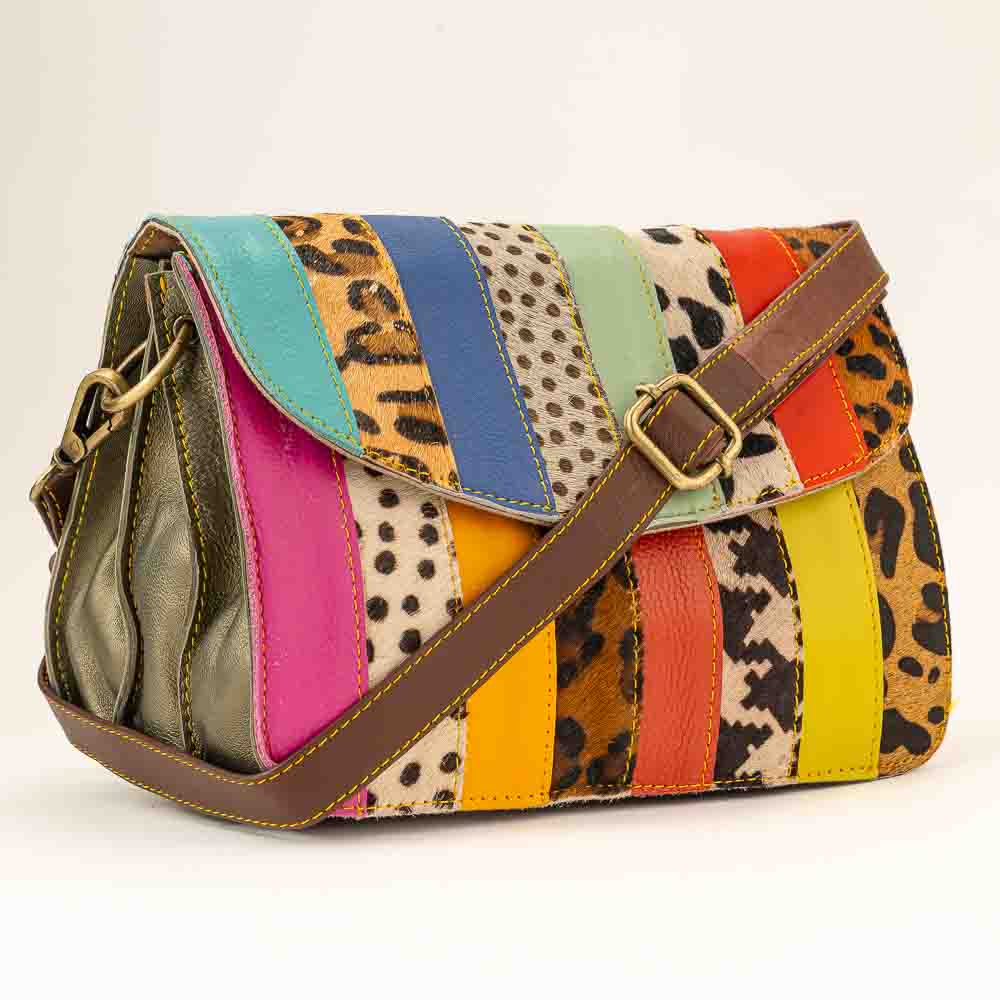 Kosaleather Rainbowfurr Crossbodybag