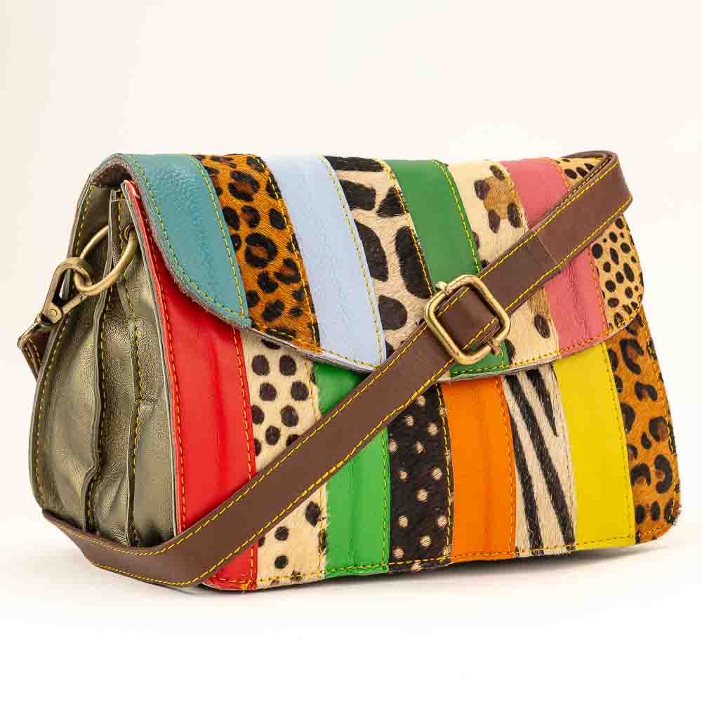 Kosaleather Rainbowfurr Crossbodybag