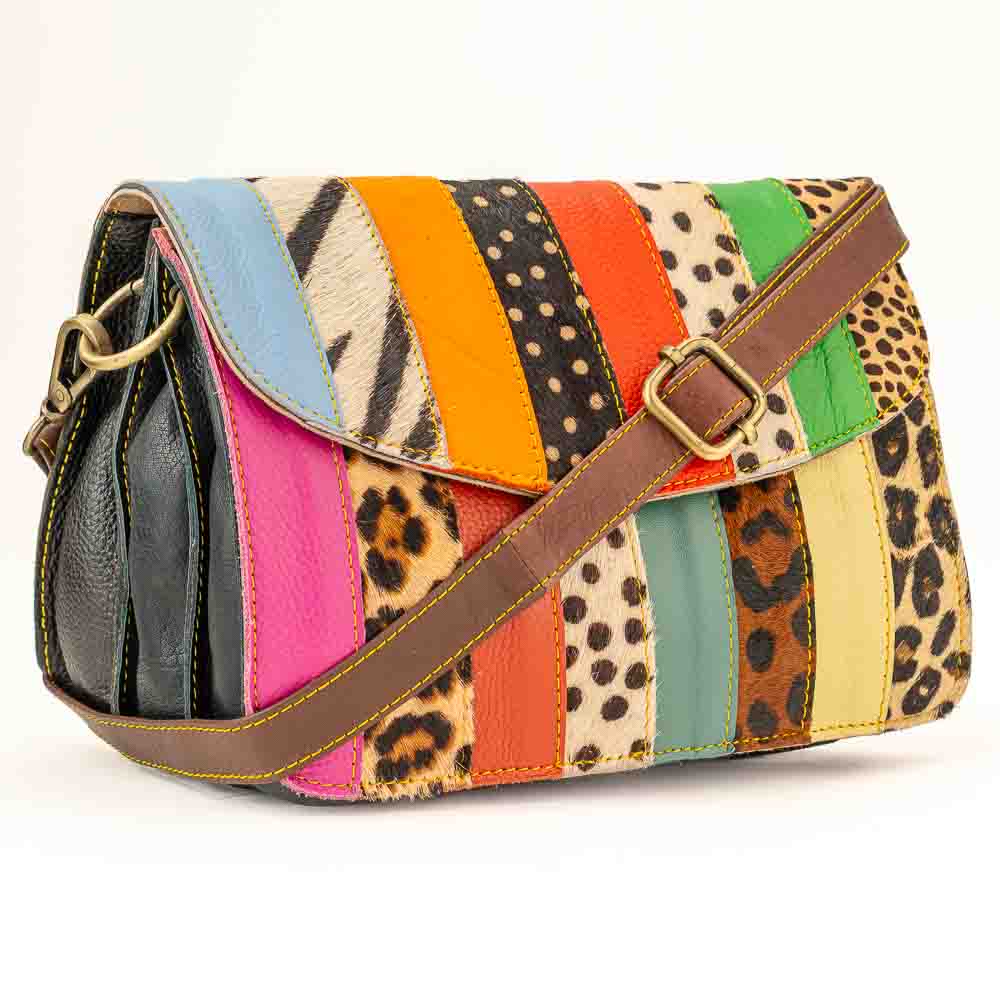 Kosaleather Rainbowfurr Crossbodybag