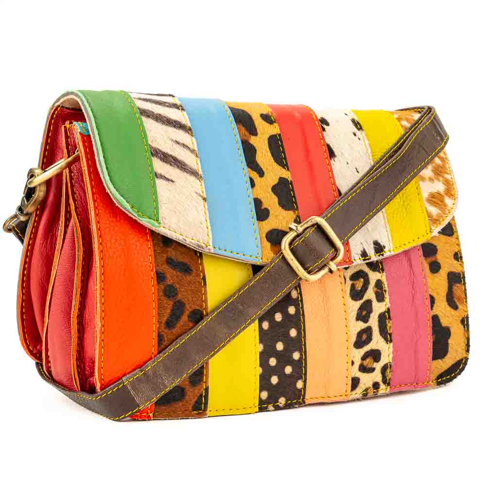 Kosaleather Rainbowfurr Crossbodybag