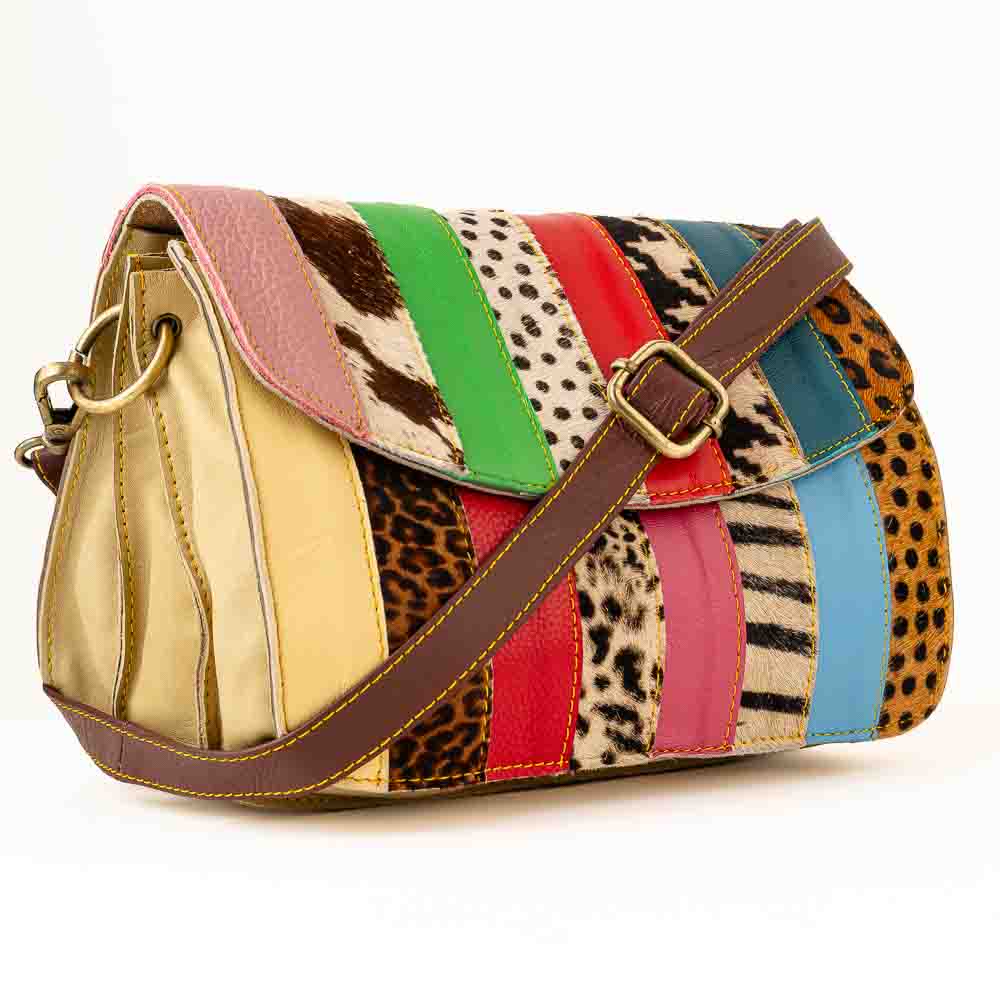 Kosaleather Rainbowfurr Crossbodybag