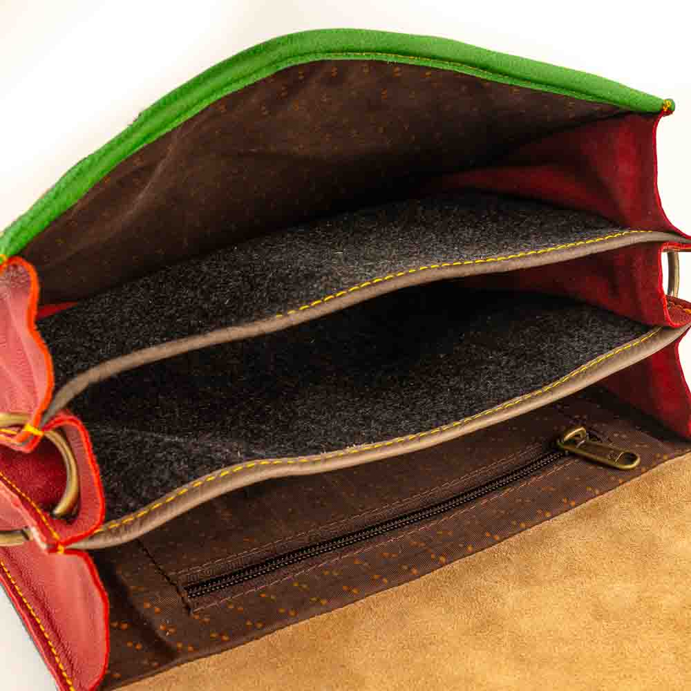Kosaleather Rainbowfurr Crossbodybag