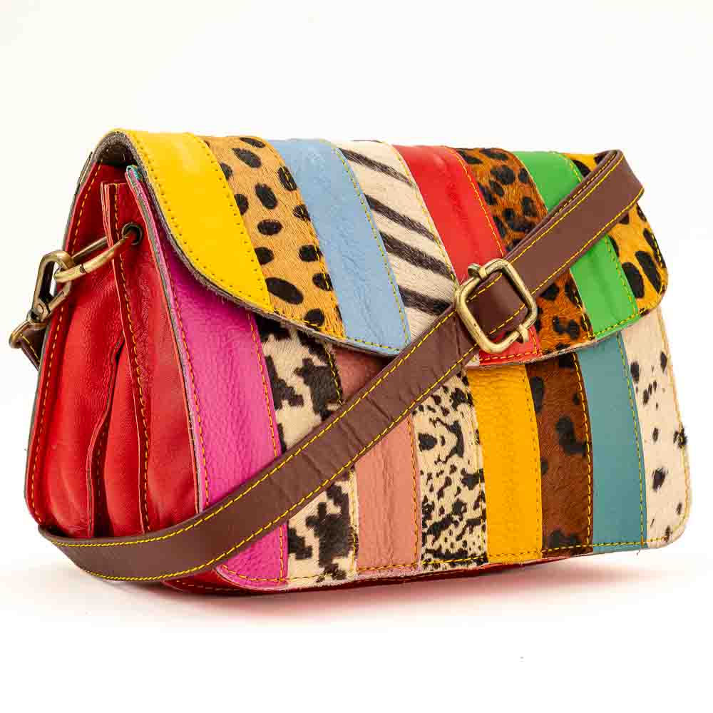 Kosaleather Rainbowfurr Crossbodybag