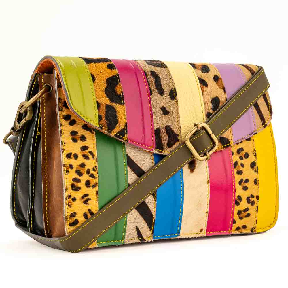 Kosaleather Rainbowfurr Crossbodybag