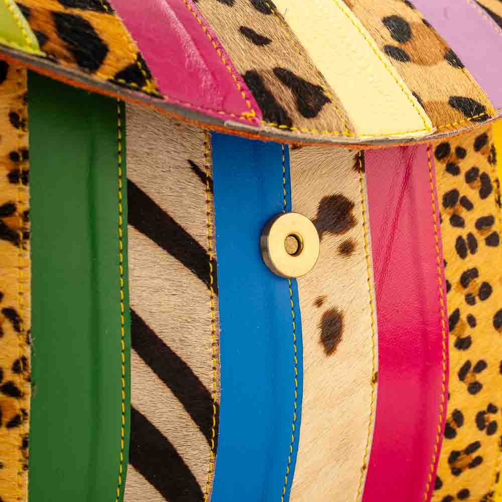 Kosaleather Rainbowfurr Crossbodybag