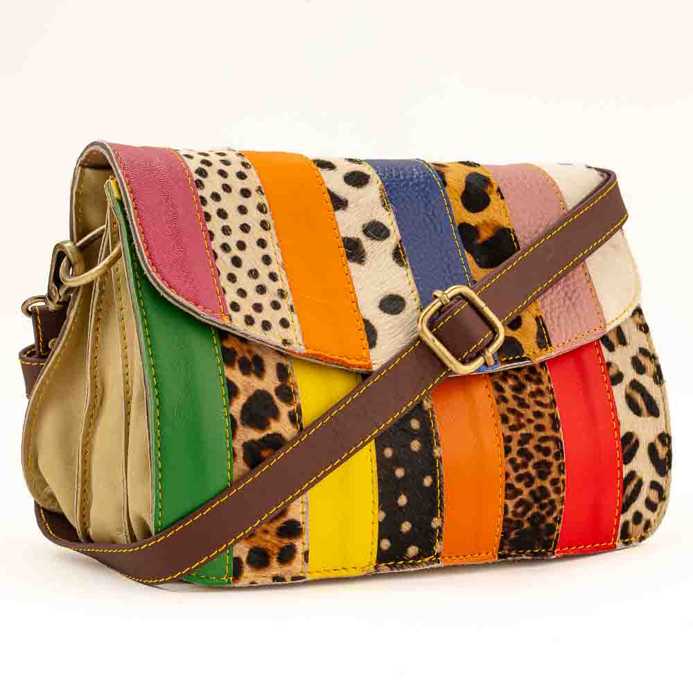 Kosaleather Rainbowfurr Crossbodybag