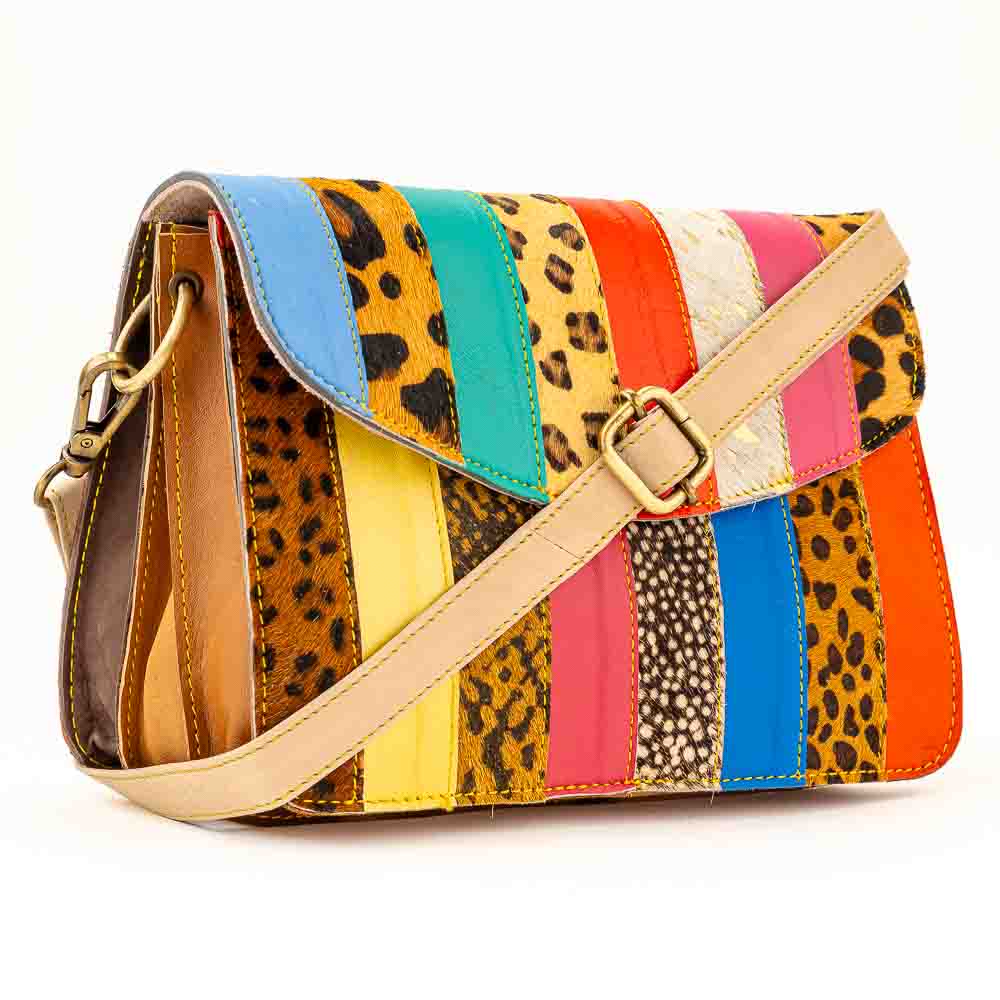Kosaleather Rainbowfurr Crossbodybag