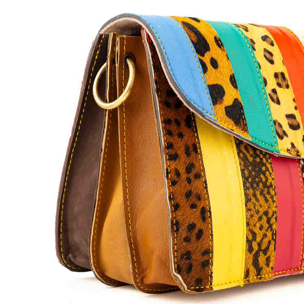 Kosaleather Rainbowfurr Crossbodybag