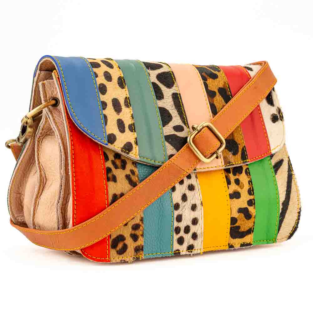 Kosaleather Rainbowfurr Crossbodybag